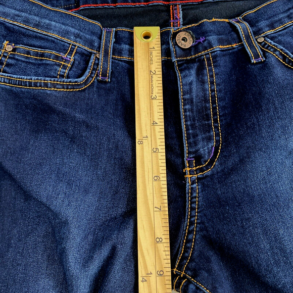 Angry Rabbit Womens Jeans Size 30 Dark‎ Wash Denim Skinny Stretch Pockets - Picture 8 of 12